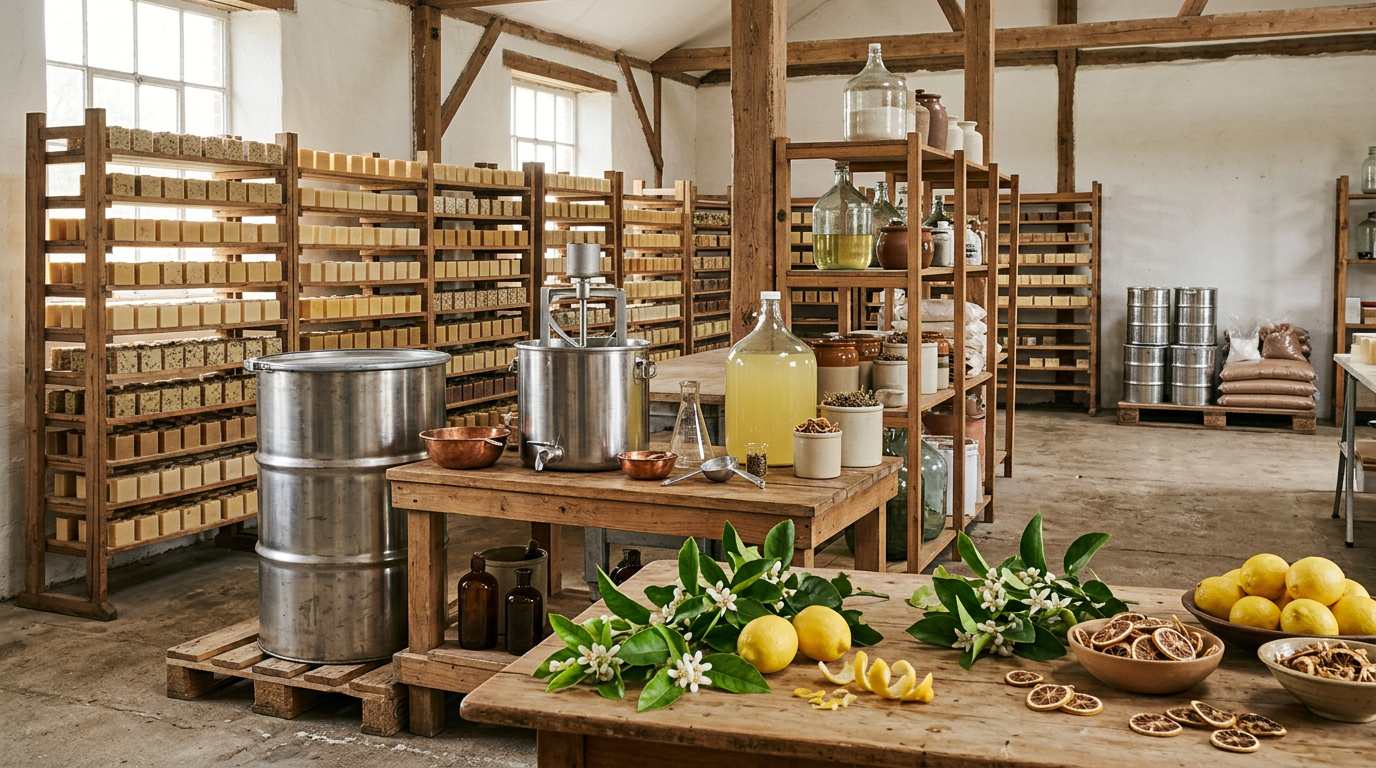 Organic Lemon Essential Oil for Soap Makers