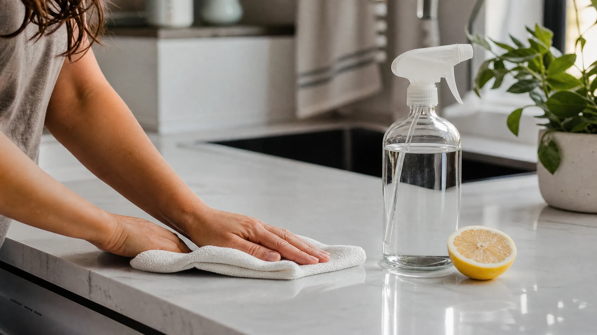 Lemon Oil and Vinegar Cleaners: Cleaning Is Not Disinfecting