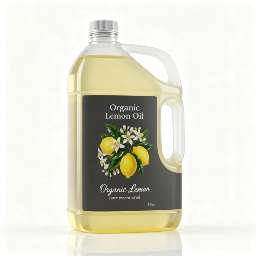 Organic Lemon Essential Oil 5 lbs